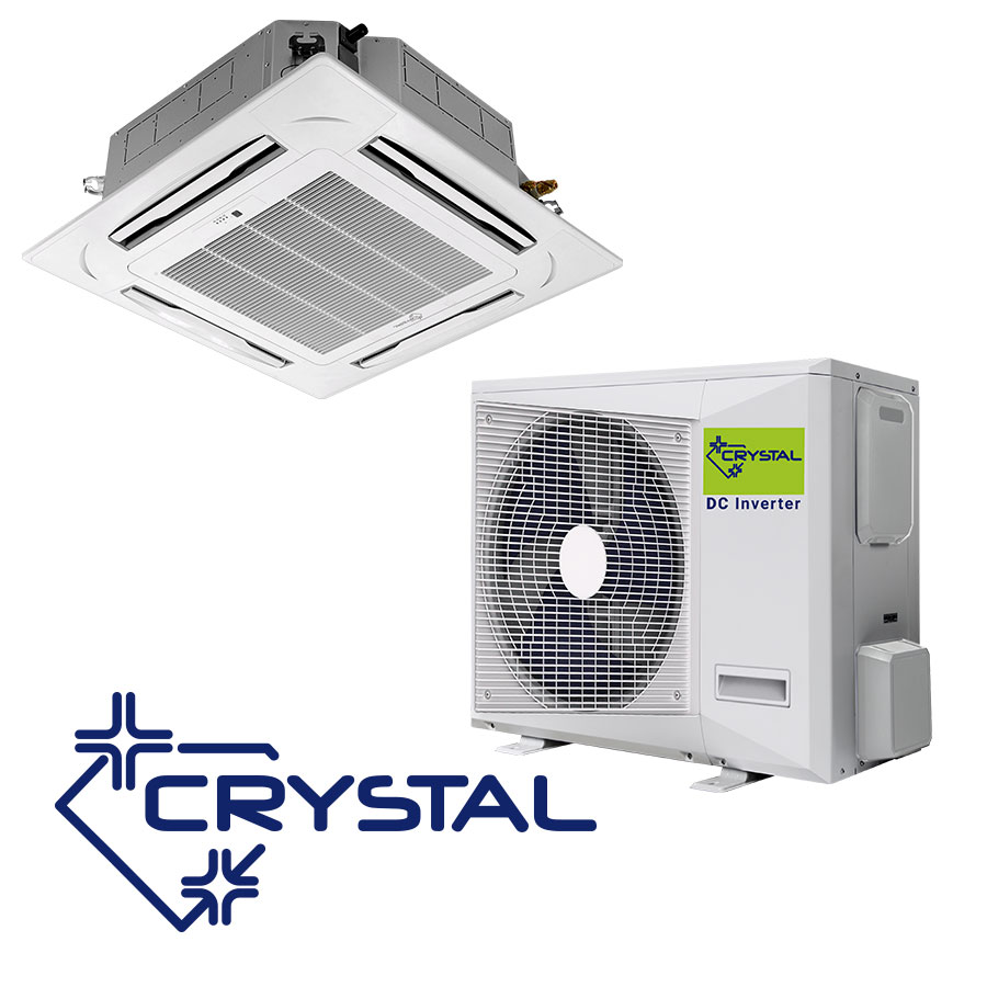 Инверторен климатик, касетъчен тип, CRYSTAL CCR-D24HR4 / COU-D24HR4