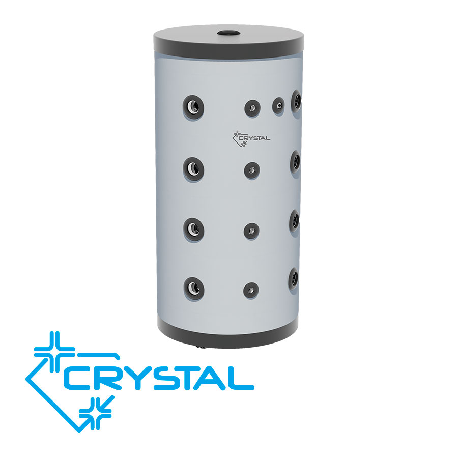 Емайлиран буферен съд Crystal 160 литра