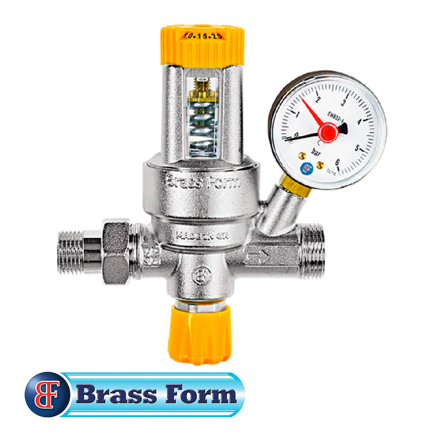 Автоматична група за допълване BRASS FORM, 0,0-5,5 bar + манометър 14