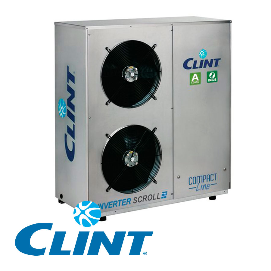 Високоефективен въздушноохлаждаем чилър и термопомпа CLINT CHA/IG/А 51-81