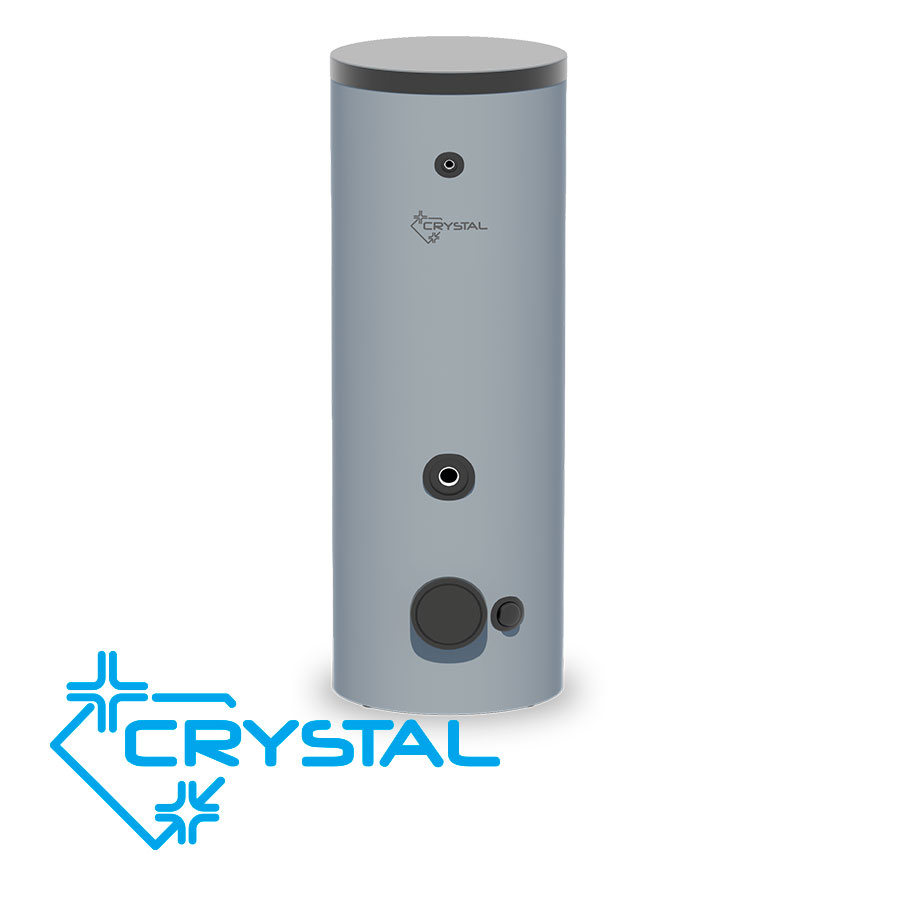 Комбиниран бойлер Crystal 400 L, с 2 увеличени топлообменника