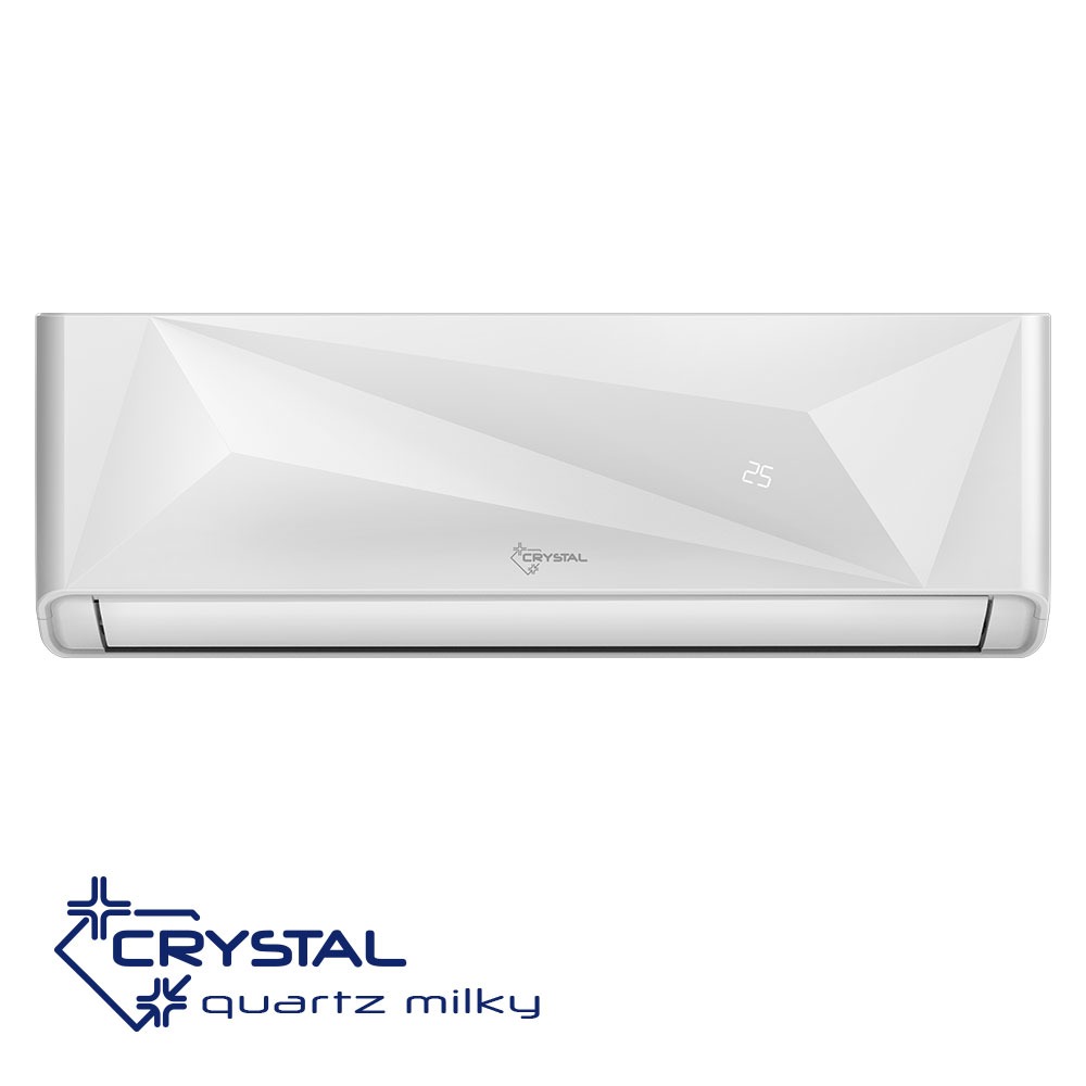 Инверторен климатик Crystal QUARTZ MILKY 30 000 btu, Wi-Fi, 4D въздушен поток, А+++