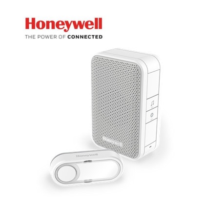 Honeywell, Lyric WF звънец, безжичен на 150 м. с 6 мелодии, 84dB, LED, регулиране на звука, бял