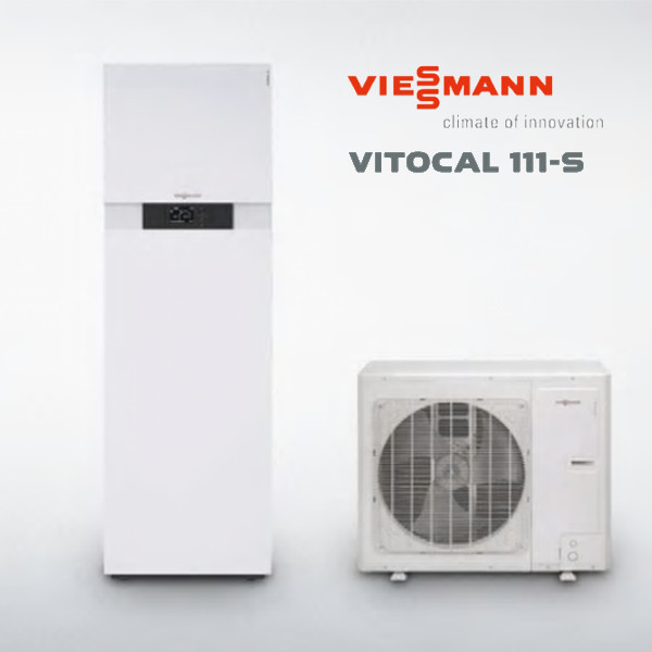 Viessmann, термопомпа Vitocal 111-S 400 V, тип AWBT-Е-AC 111.A, 16.7kW/17kW от./охл., 400V