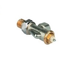 Honeywell, терм. рад. вентил с предв. настройка, аксиален 1/2″