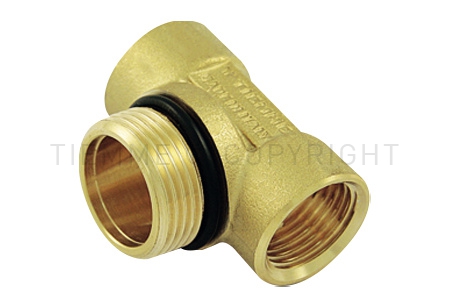 Tiemme, тройник за колектор 3/4″x1/2″мx1/2″ с О-пръстен