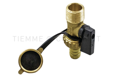 Tiemme, кран сферичен дренажен 1/2″ @A