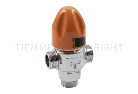 Tiemme, термостатичен кран 3/4″ за солар