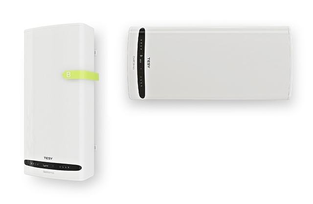 TESY, eлектр. бойлер BelliSlimo 65л, 2.2 kW, емайл, хориз./верт.