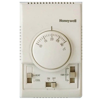 Honeywell, T6373 термостат за вентилаторен конвектор, зл 3-скорости onoff (*)