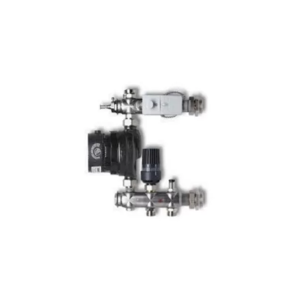 Sanha, регулираща станция 1″ за подово отопление 20-50 ͦ C, с ел. помпа Grundfos UPM3 15-70,130
