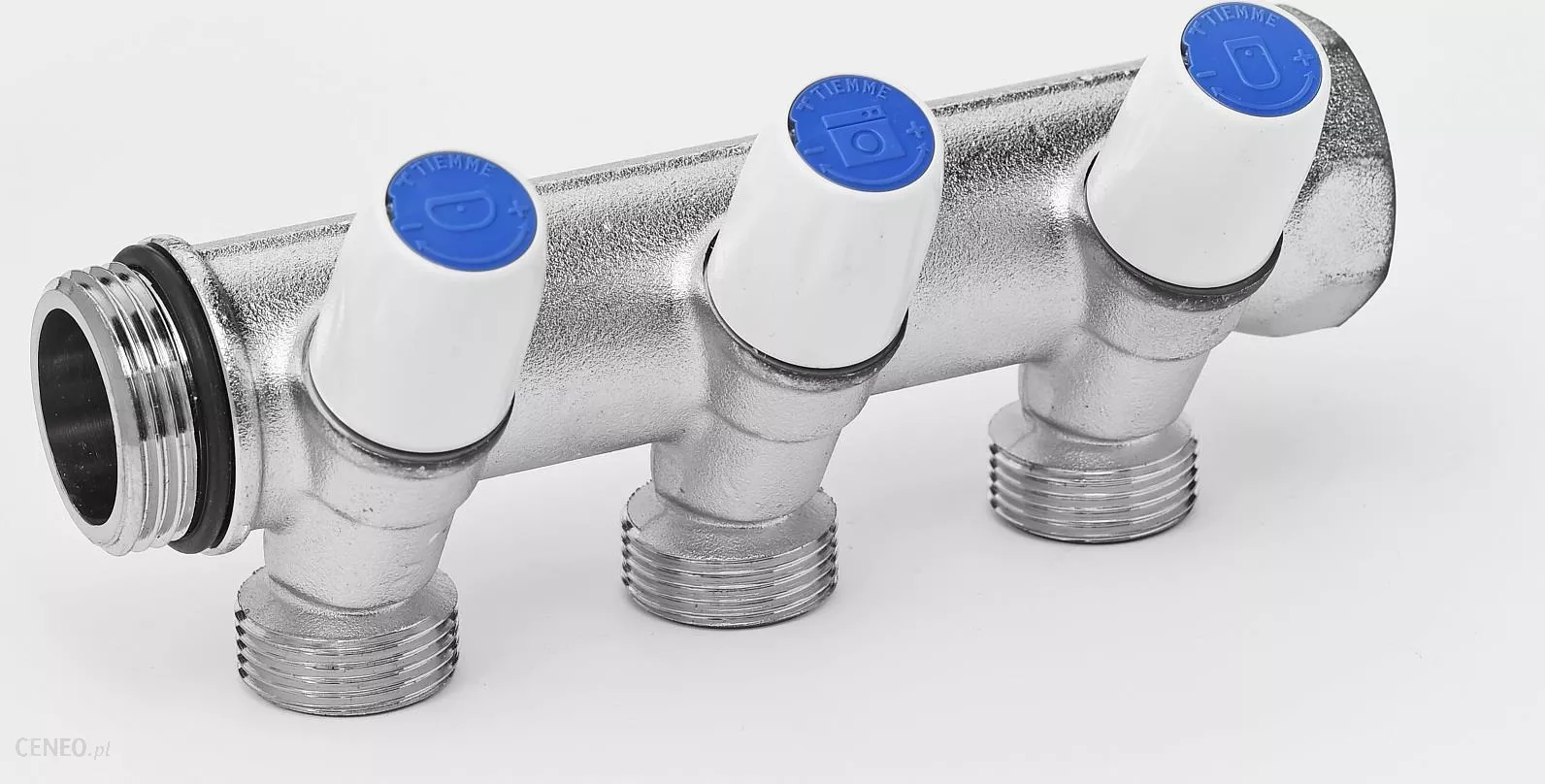 Tiemme, колектор 1″, 3л, 3/4″x18 евроконус, с вграден кран