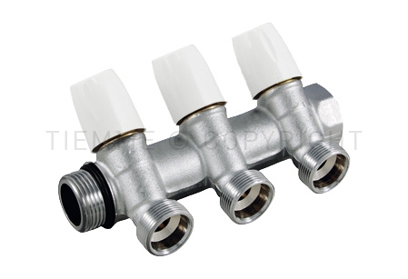 Tiemme, колектор 1″1/4, 2л, 24″x19, с вграден кран M/F @A