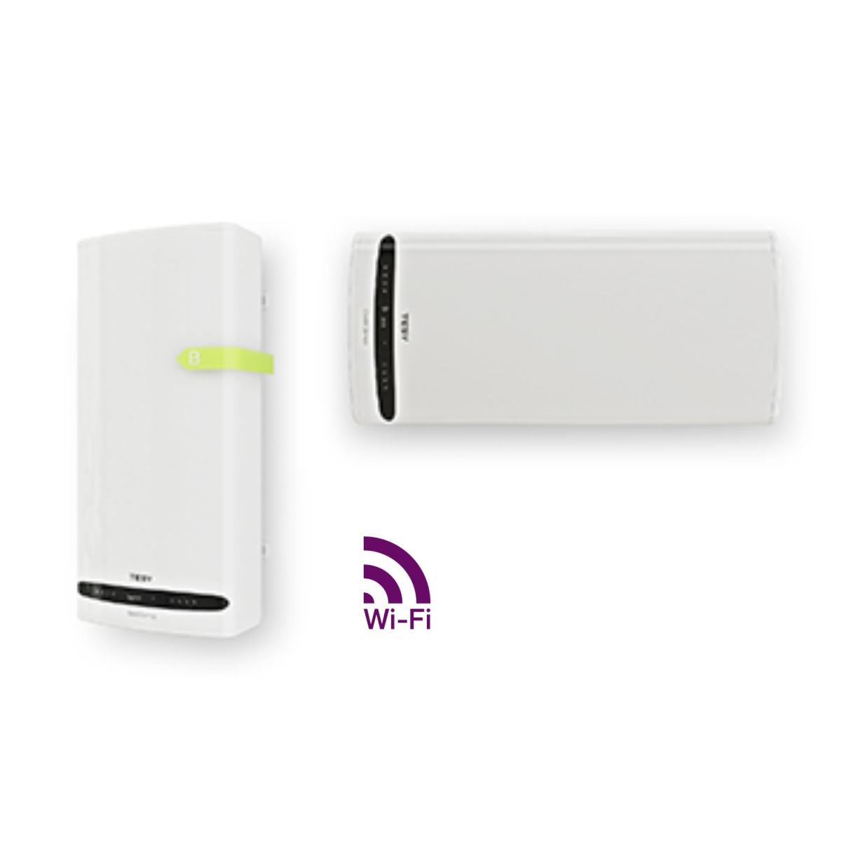 TESY, електр. бойлер BelliSlimo CLOUD 40л, 2.2 kW, емайл, хориз./верт., с управление през интернет