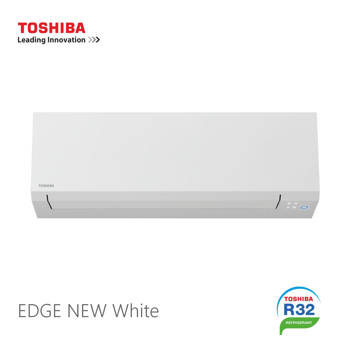 Toshiba, вътрешно тяло на инверторен климатик New Edge White 10000 BTU Wi Fi (мултисплит)