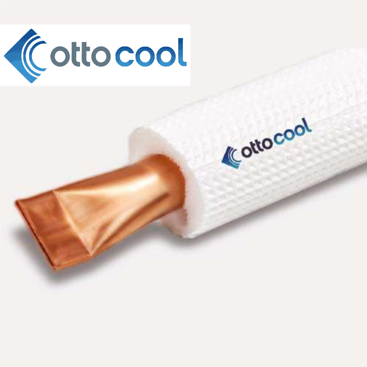Ottocool, тръба медна 1/2″ – 12.70×0.8 mm на руло 50 м, с изолация 9мм @A