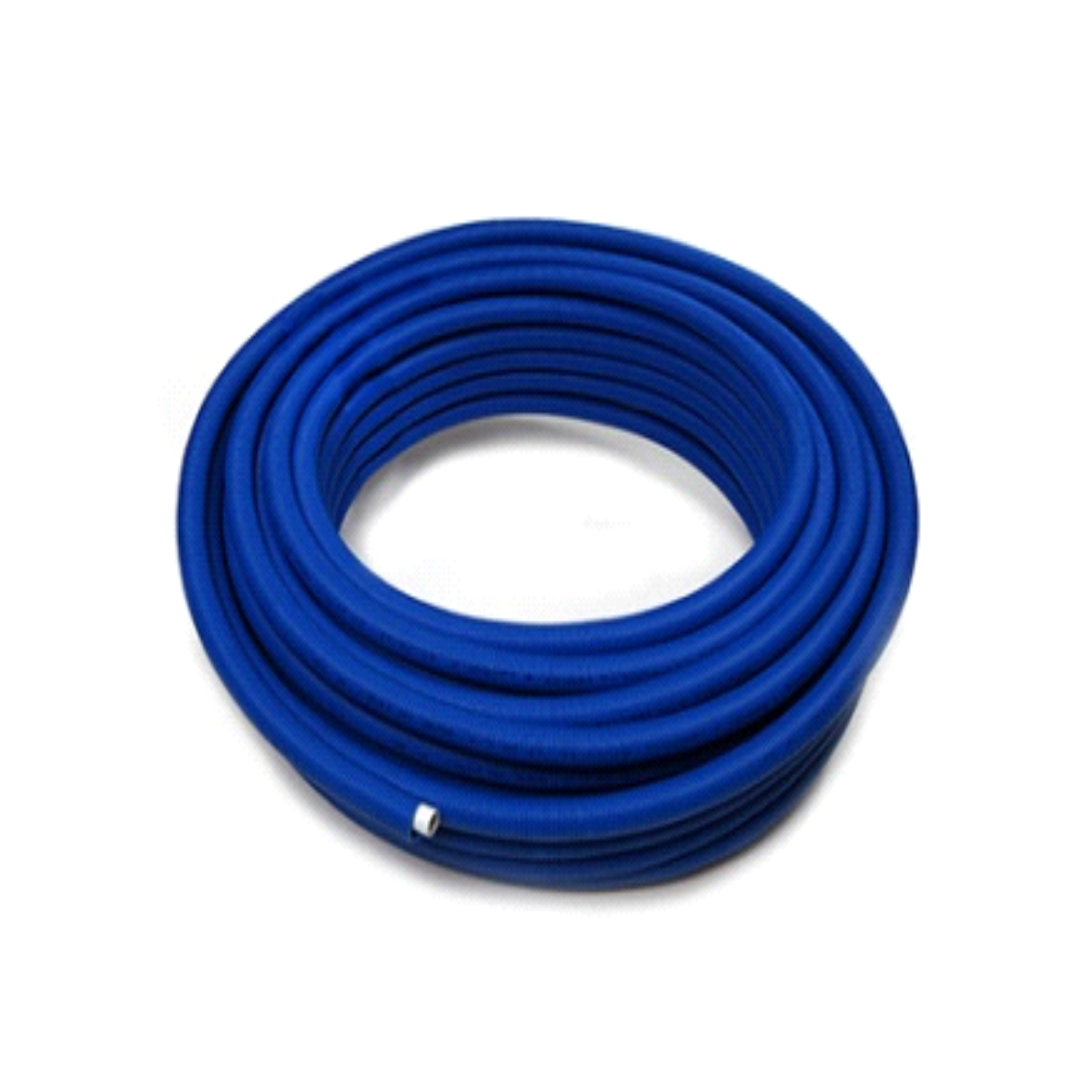 Plastica Alfa, многослойна тръба PEX-AL-PEX 16×2, на рула 100 м, синя, в гофре @А