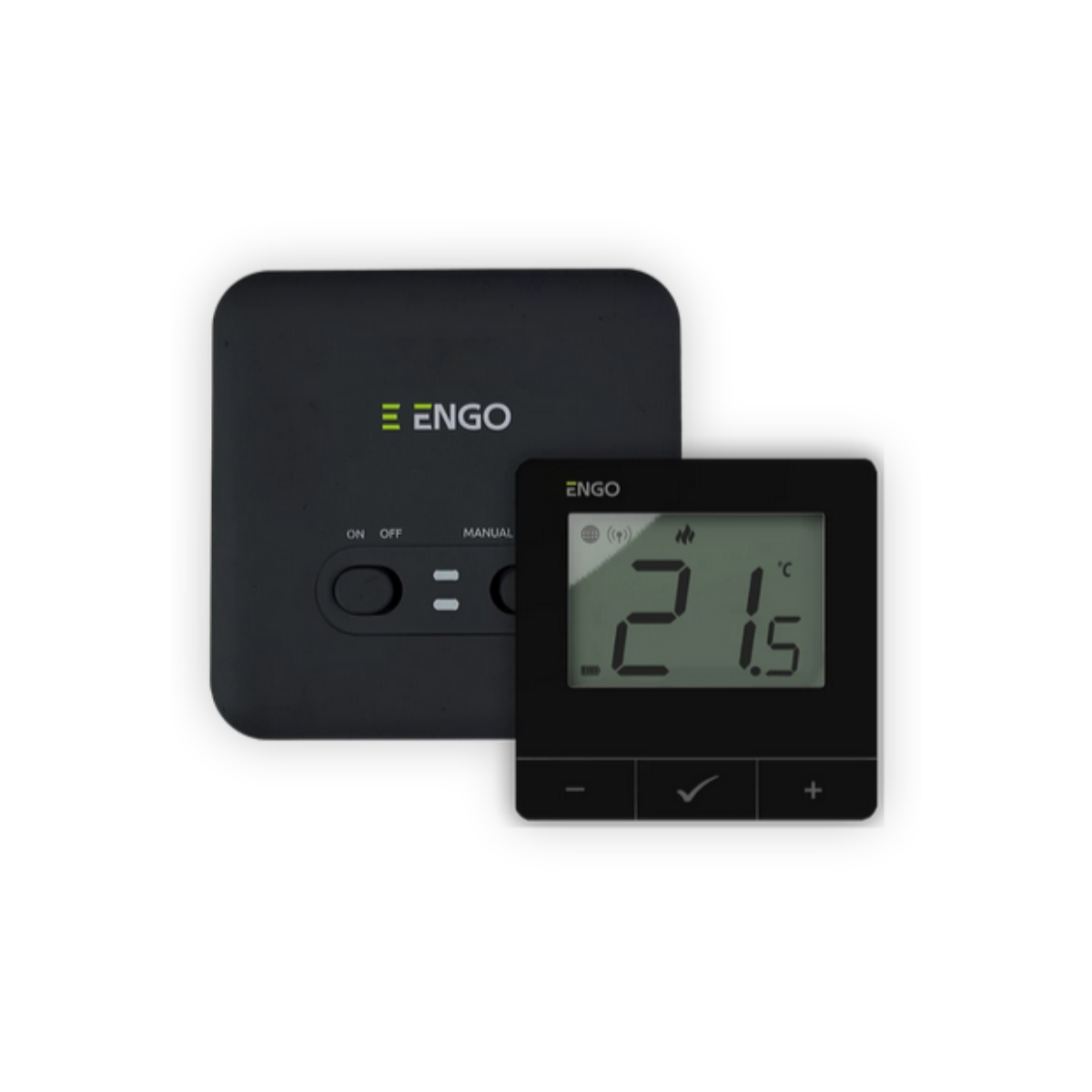 ENGO, безжичен интернет термостат, черен, Wi Fi