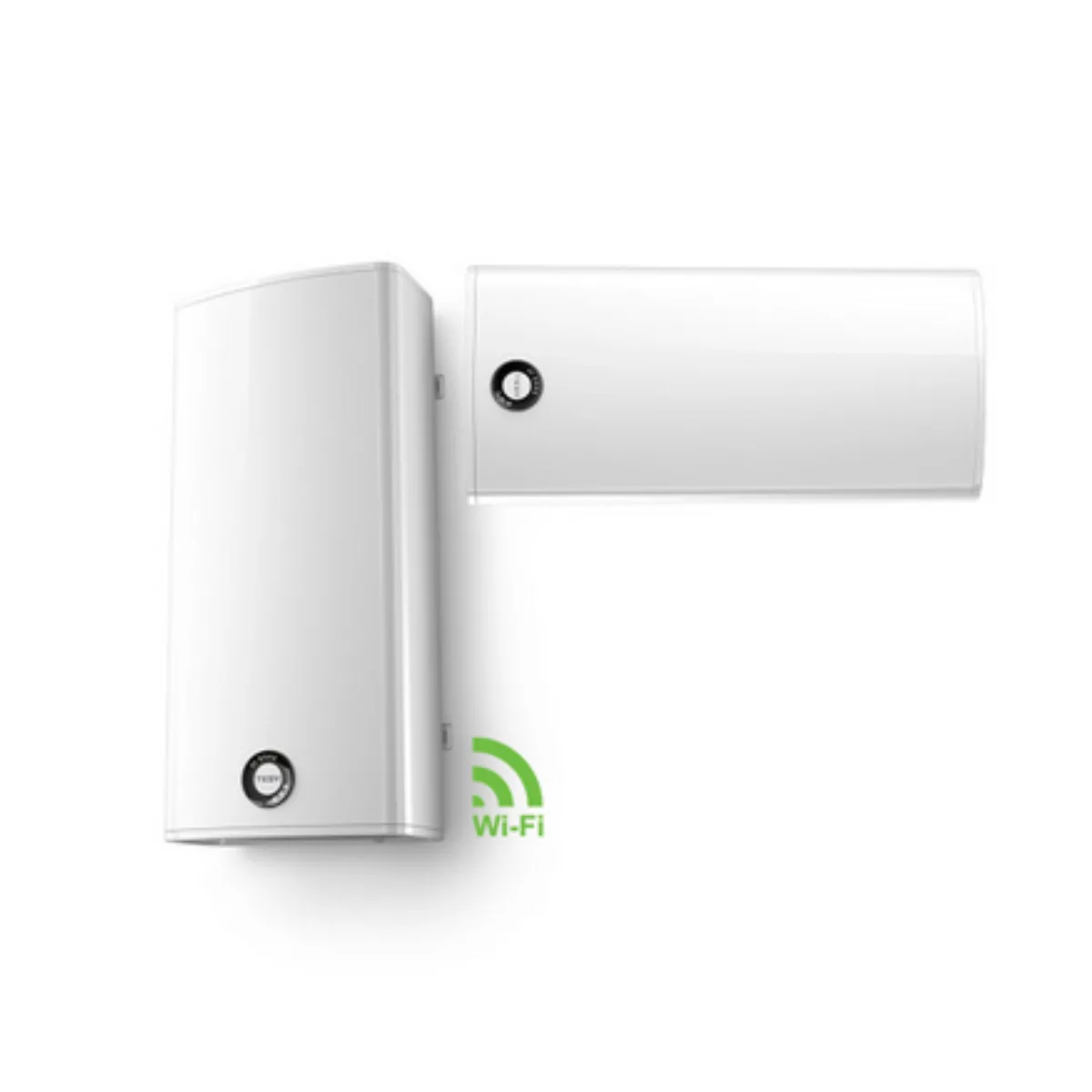 TESY, eлектр. бойлер BelliSlimo Lite Cloud 65л, 1.2 kW, емайл, хориз./верт.