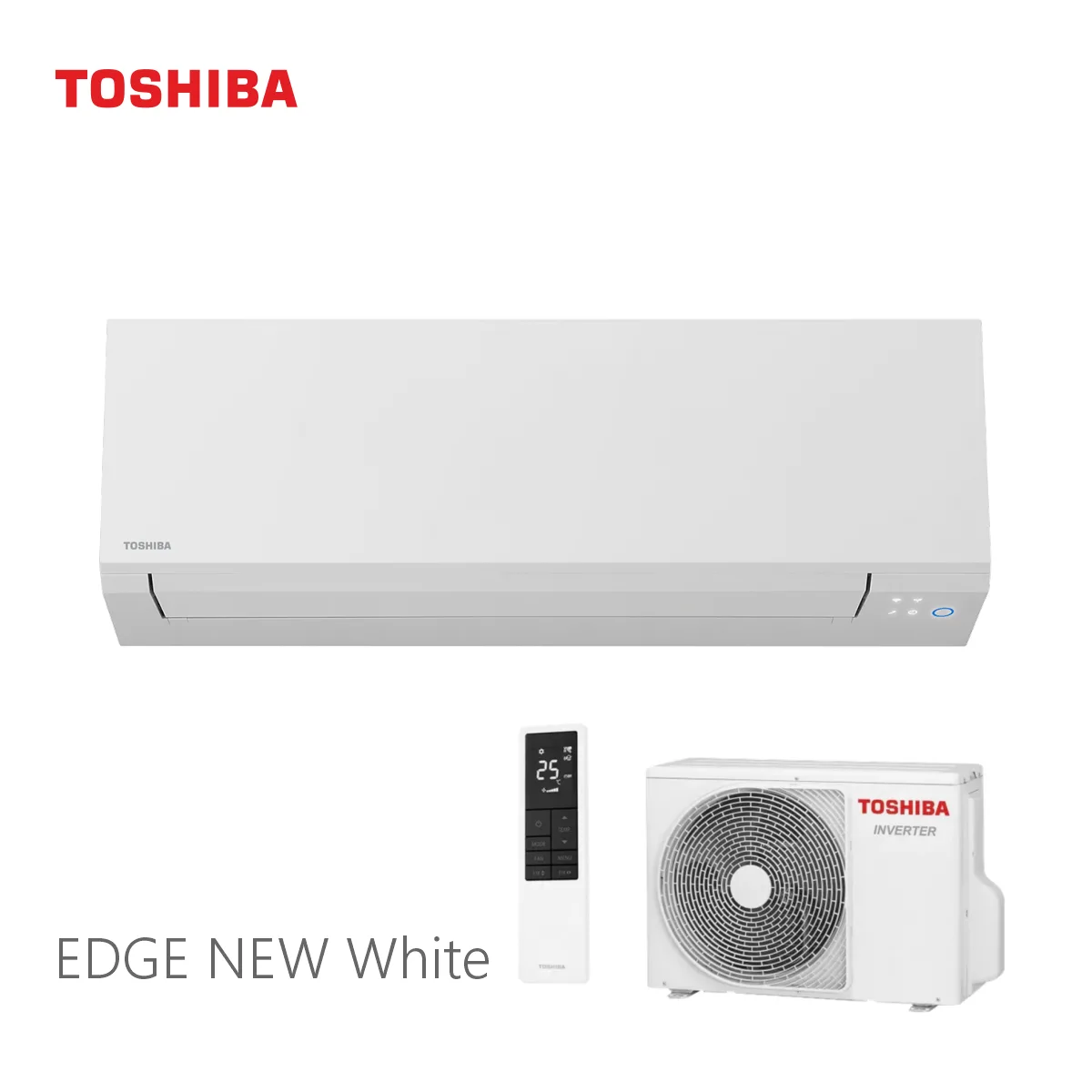 Toshiba, инверторен климатик Edge New White 24000 BTU (*)