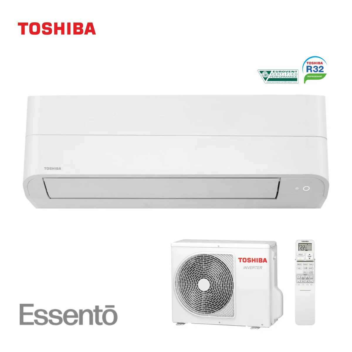 Toshiba, инверторен климатик Essento 10000 BTU (*) @А